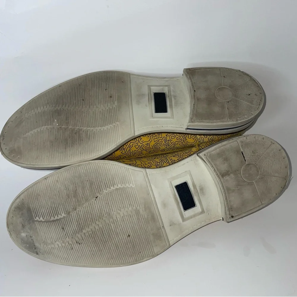 Yellow Patterned Loafers - Picture 9 of 13